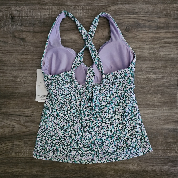 NWT Athleta Plunge Tankini Top D-DD - Picture 3 of 9